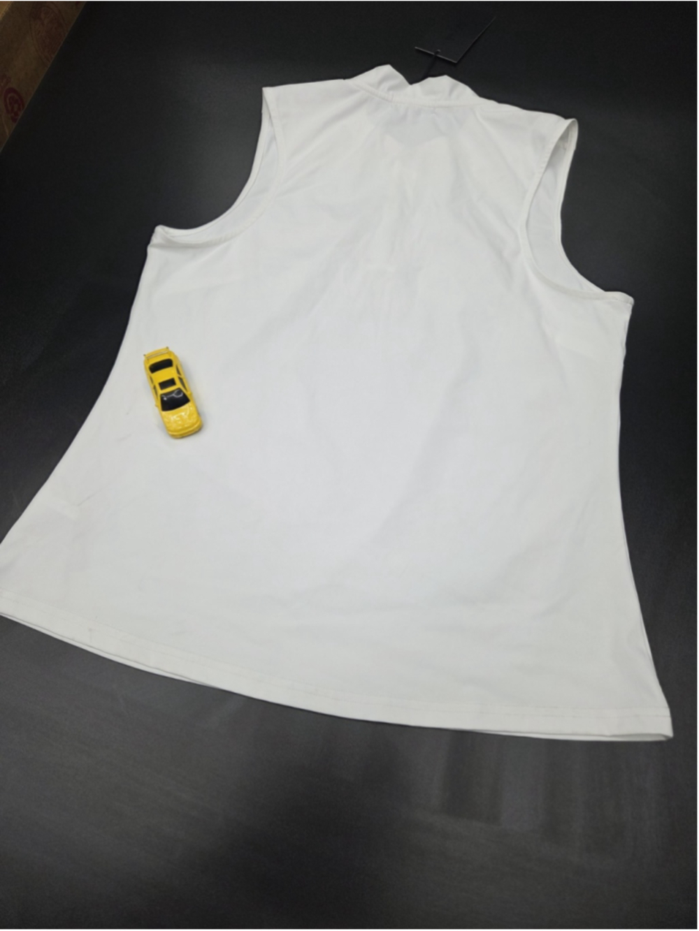 Bad Birdie Women's Blade Sleeveless Golf Polo 1/4 Zip White NWT Size Large #1433 - Picture 12 of 13